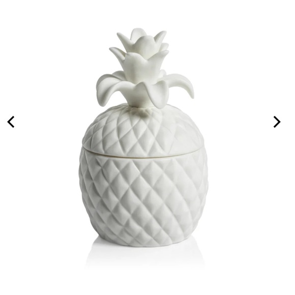 Zodax Ananas Blanc Pineapple ceramic candle - Picture 2 of 8